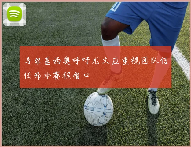 马尔基西奥呼吁尤文应重视团队信任而非赛程借口